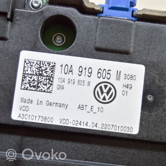 Volkswagen ID.3 Monitor / wyświetlacz / ekran 10A919605M