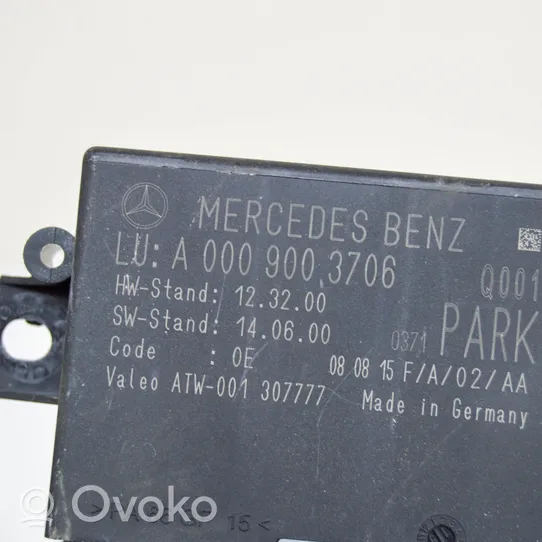 Mercedes-Benz GLE (W166 - C292) Centralina/modulo sensori di parcheggio PDC A0009003706