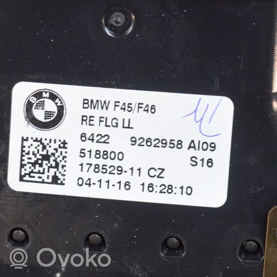 BMW 2 F45 Dysze / Kratki nawiewu deski rozdzielczej 9262955