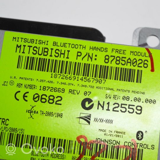 Mitsubishi ASX Bluetoothin ohjainlaite/moduuli 8785A026