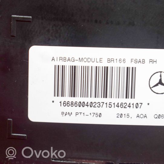 Mercedes-Benz GL X166 Airbag sedile A1668600402