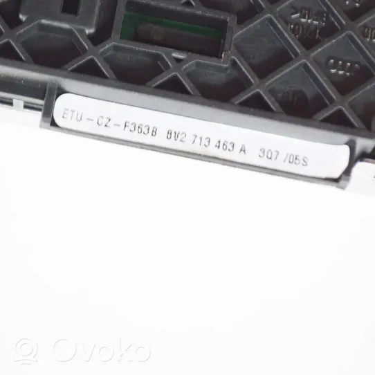 Audi A3 S3 8V Affichage de l'indicateur du sélecteur de vitesse 8V2713463A