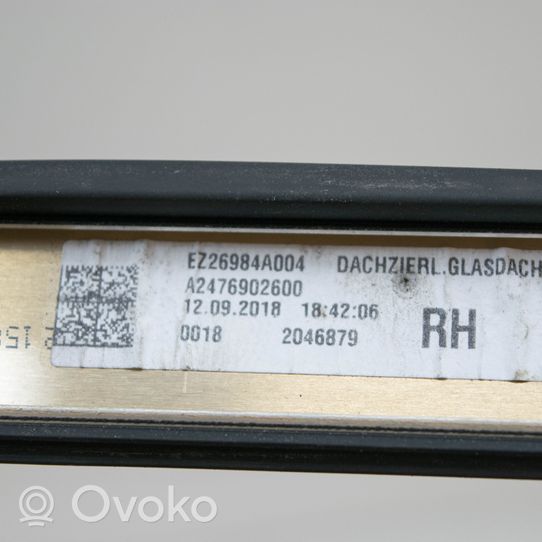 Mercedes-Benz B W247 Listwa dachowa A2476902600