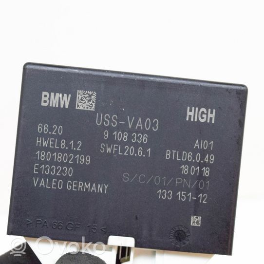 BMW X3 G01 Parkavimo (PDC) daviklių valdymo blokas 9108336