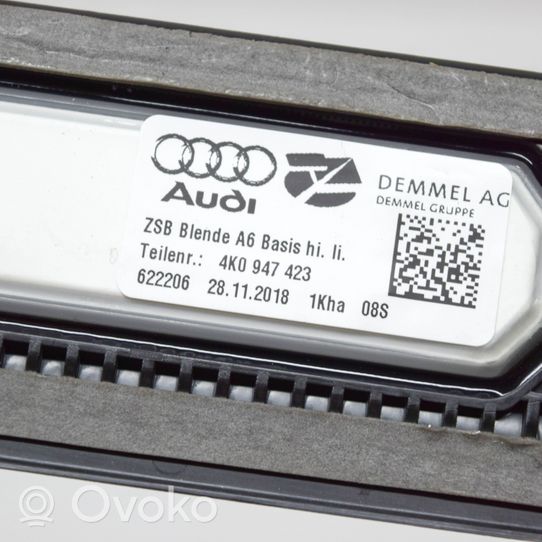 Audi A6 S6 C8 4K Takaoven kynnyksen suojalista 4K0947423