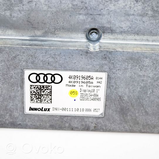 Audi A6 S6 C8 4K Monitori/näyttö/pieni näyttö 4K0919605A