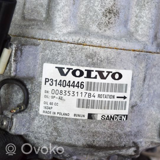 Volvo V60 Kompresor / Sprężarka klimatyzacji A/C 31404446