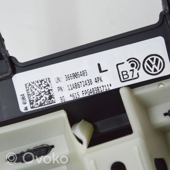 Volkswagen ID.4 Rivestimento montante (B) (fondo) 11A867243B