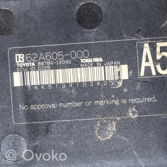 Toyota RAV 4 (XA50) Unité de commande dispositif d'immobilisation 62A605000