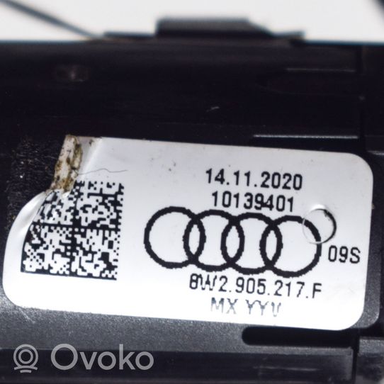 Audi Q5 SQ5 Moottorin start-stop-painike/kytkin 8W2905217F