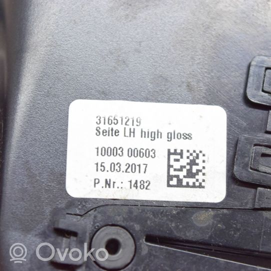 Volvo S90, V90 Kojelaudan tuuletussuuttimen suojalista 31651219