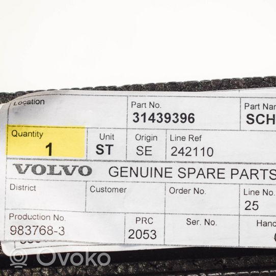 Volvo XC90 Absorber zderzaka tylnego 31439396