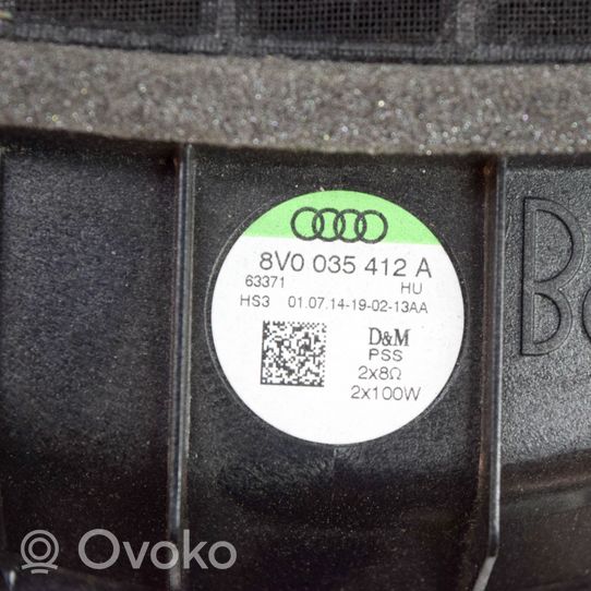 Audi A3 S3 8V Äänentoistojärjestelmäsarja 8V0863051