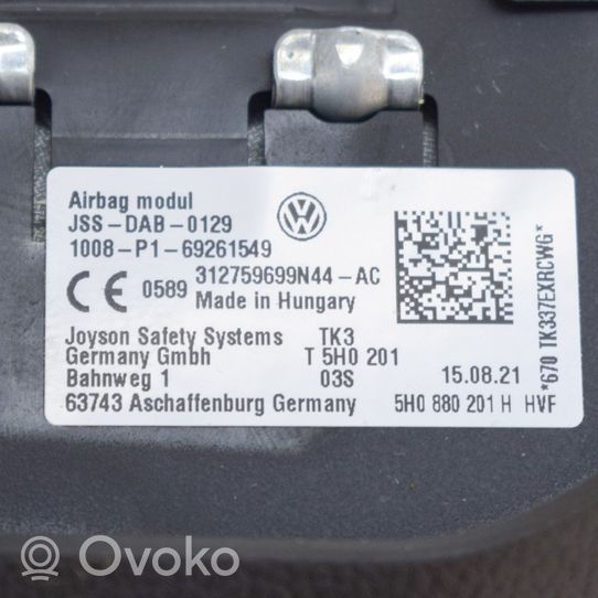 Volkswagen Golf VIII Airbag de volant 5H0880201H