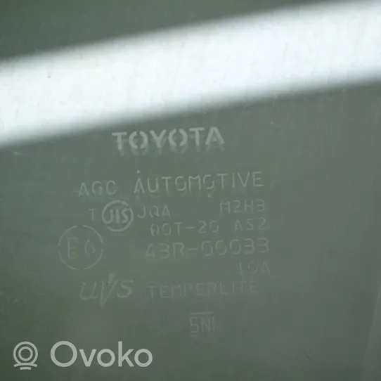 Toyota Prius (XW30) Etuoven ikkunalasi, neliovinen malli 43R00033