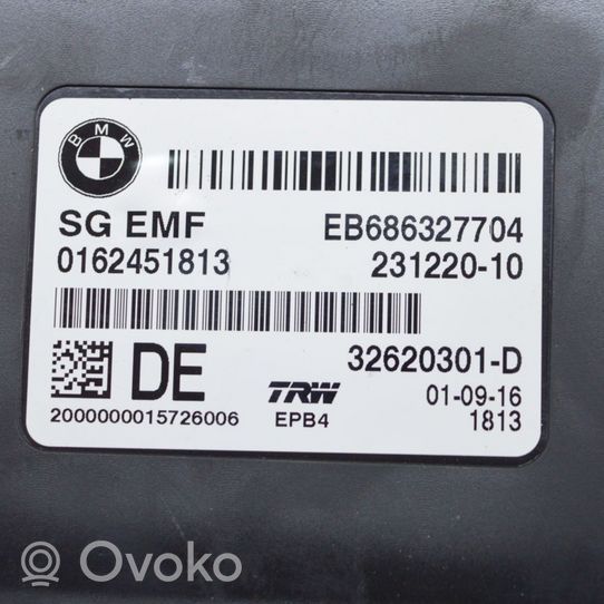 BMW 6 F12 F13 Takajarrun EMF-ohjainlaite/moduuli 6863277