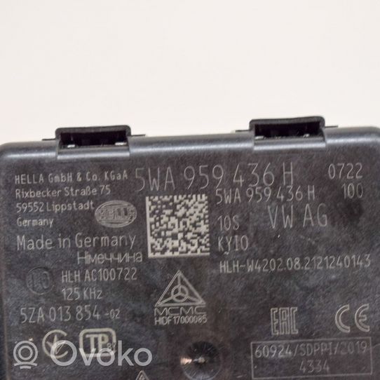Volkswagen Golf VIII Module de contrôle sans clé Go 5WA959436H