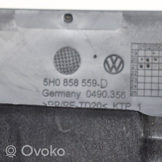 Volkswagen Golf VIII Ohjauspyörän pylvään verhoilu 5H0858559