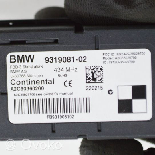 BMW 4 F32 F33 Inne wyposażenie elektryczne 9319081