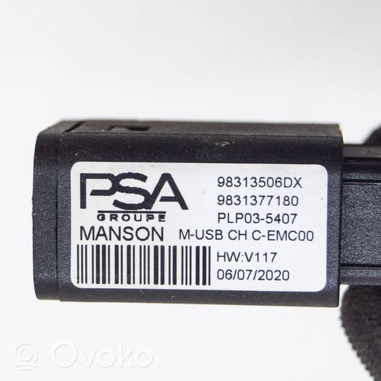 Peugeot 2008 II Connettore plug in AUX 98313506DX