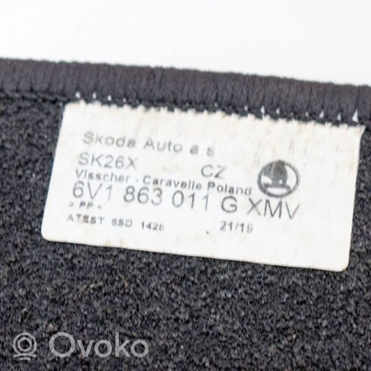 Skoda Fabia Mk3 (NJ) Kit tapis de sol auto 6V1863011G