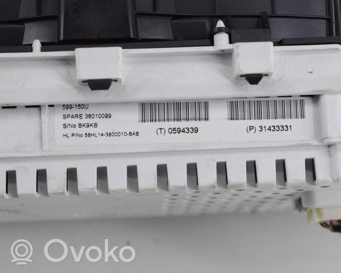 Volvo V40 Compteur de vitesse tableau de bord 36011405