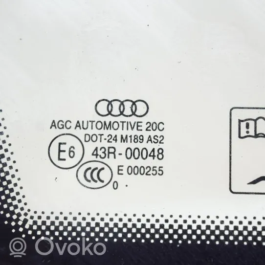 Audi Q5 SQ5 Заднее боковое стекло кузова 43R00048