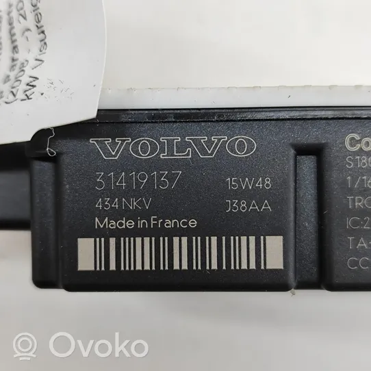 Volvo XC60 Door central lock control unit/module 31419137