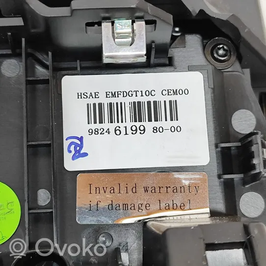 Peugeot 208 Monitor / wyświetlacz / ekran 9824619980