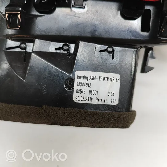 Opel Corsa E Copertura griglia di ventilazione cruscotto 13377946