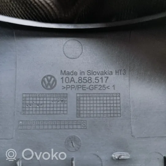 Volkswagen ID.3 Garniture de colonne de volant 10A858559A