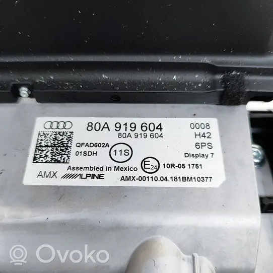 Audi Q5 SQ5 Monitori/näyttö/pieni näyttö 80A919604