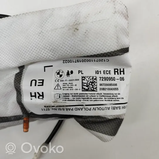 BMW i3 Poduszka powietrzna Airbag fotela 7290950