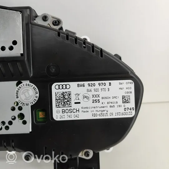 Audi A5 Speedometer (instrument cluster) 8W6920970B