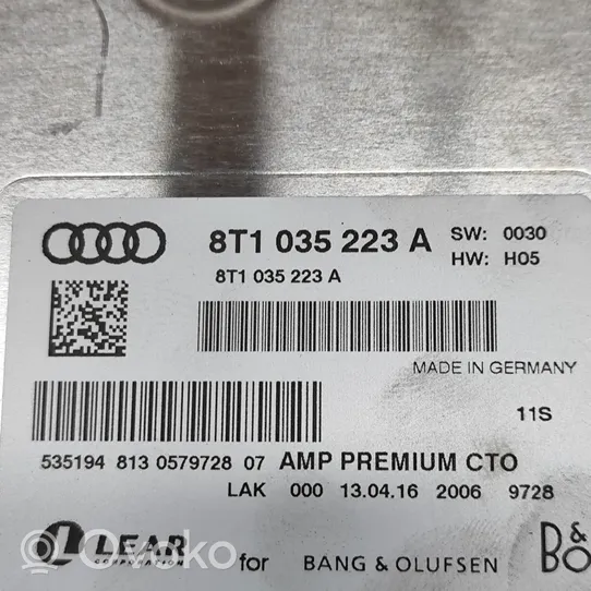 Audi Q5 SQ5 Amplificateur de son 8T1035223A