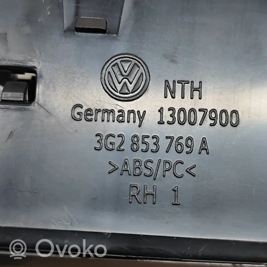Volkswagen PASSAT B8 Przycisk świateł awaryjnych 3G2853769A