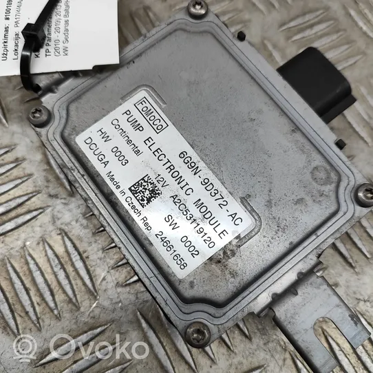 Volvo S60 Unité de commande / module de pompe à carburant 6G9N9D372AC