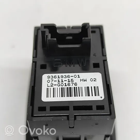 BMW 3 F30 F35 F31 Interruttore di controllo dell’alzacristalli elettrico 9361936