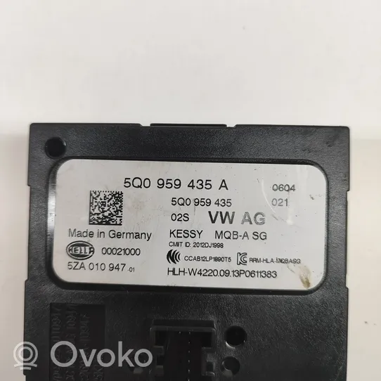 Skoda Octavia Mk3 (5E) Beraktės sistemos KESSY (keyless) valdymo blokas/ modulis 5Q0959435A