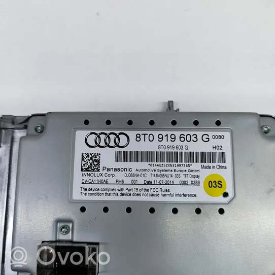 Audi Q5 SQ5 Monitori/näyttö/pieni näyttö 8T0919603G