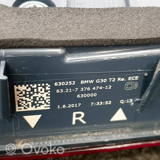 BMW 5 G30 G31 Lampy tylnej klapy bagażnika 630342