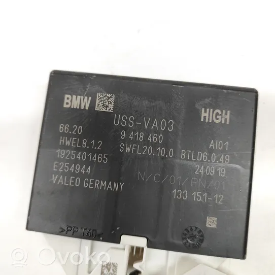 BMW 5 G30 G31 Centralina/modulo sensori di parcheggio PDC 9418460