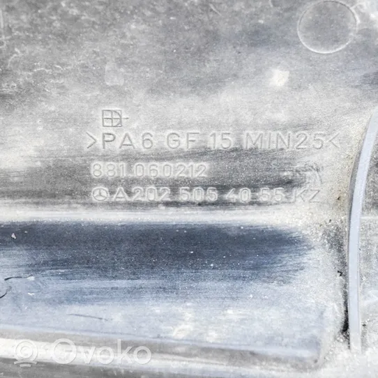 Mercedes-Benz CLK A208 C208 Jäähdyttimen jäähdytinpuhaltimen suojus A2025054055