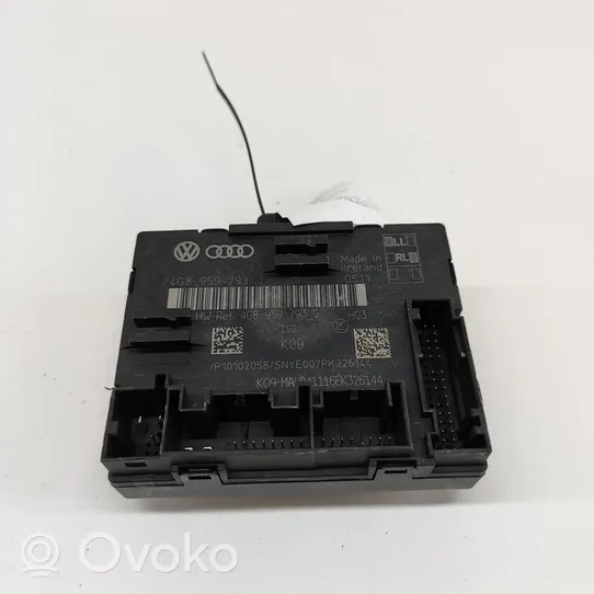 Audi A7 S7 4G Oven ohjainlaite/moduuli 4G8959793J