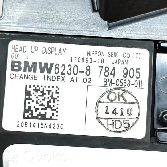 BMW X3 G01 Wyświetlacz Head Up 8784905
