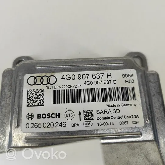 Audi A6 S6 C7 4G Oro pagalvių valdymo blokas 4G0907637H