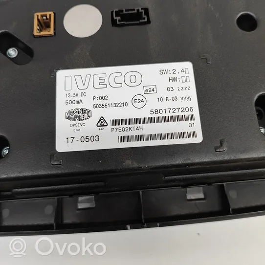 Iveco Daily 6th gen Monitor / wyświetlacz / ekran 5801727206