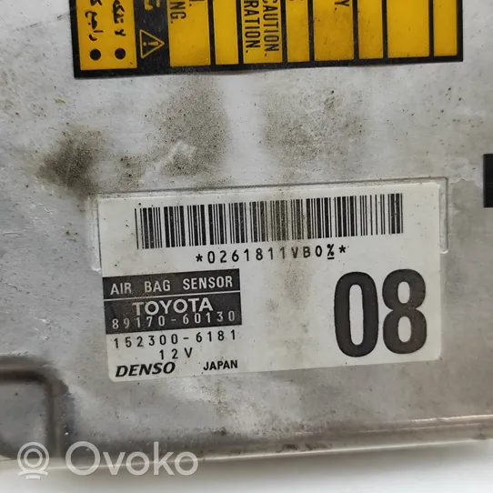 Toyota Land Cruiser (J120) Centralina/modulo airbag 8917060130