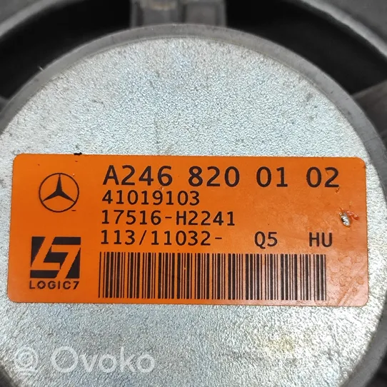 Mercedes-Benz CLA C117 X117 W117 Enceinte de porte arrière A2468200102