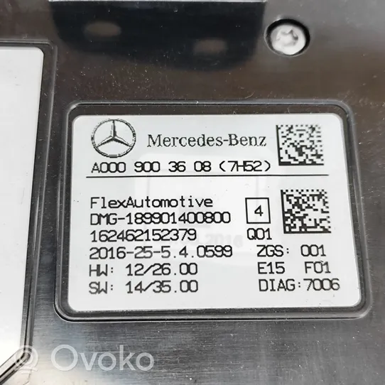 Mercedes-Benz CLA C117 X117 W117 Illuminazione sedili anteriori A0009003608
